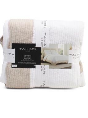 Tahari Cotton Quilt Set